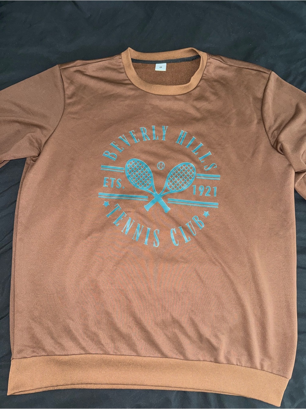 Beverly Hills Tennis Club Brown Crewneck Shirt